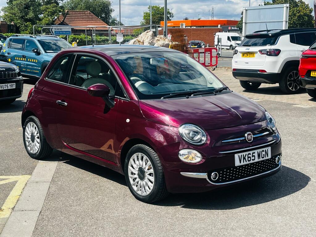 Fiat 500 1.2 Lounge Euro 6 Ss Red