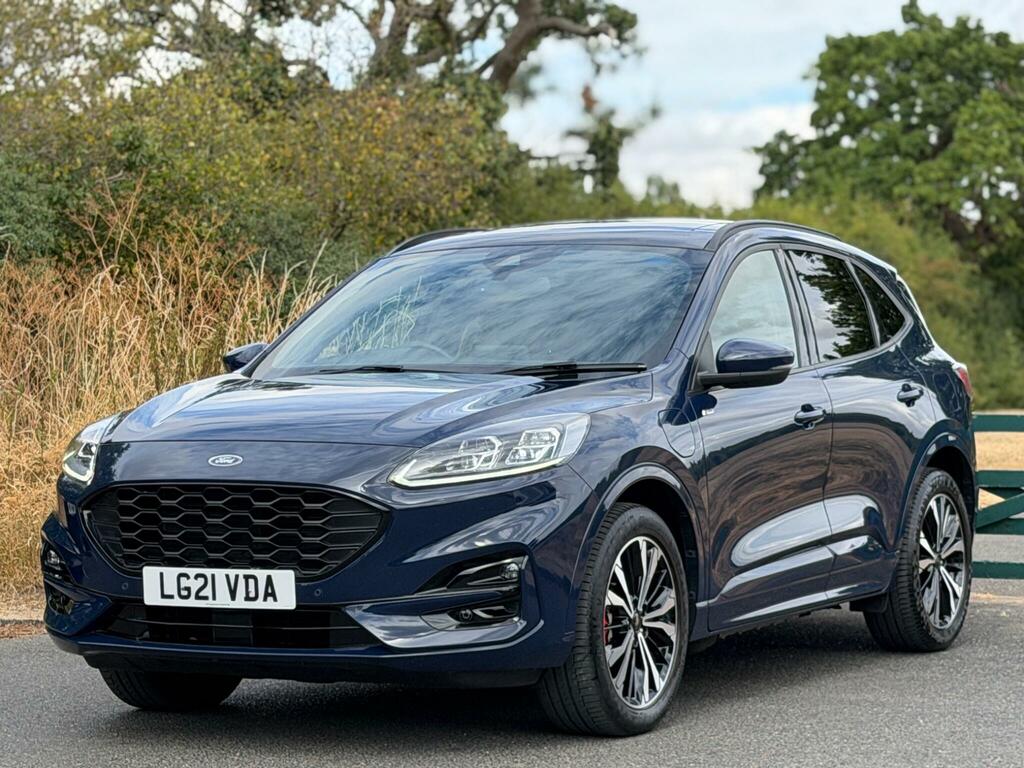 Ford Kuga 2.5 Ecoboost Duratec 14.4Kwh St-line X Cvt Euro 6 Blue #4