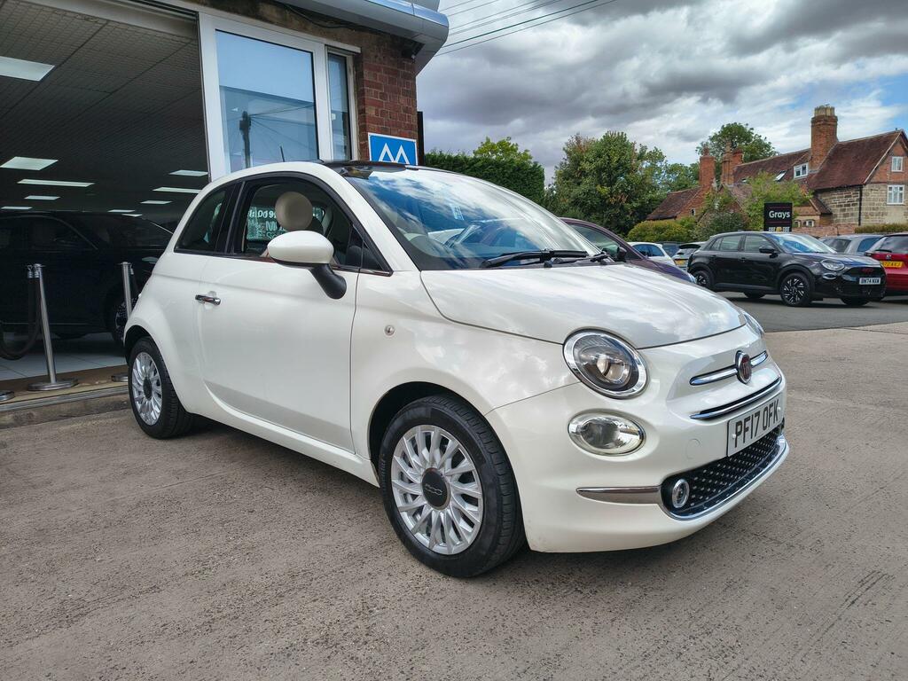 Fiat 500 1.2 Lounge Hatchback Euro 6 Ss White #5