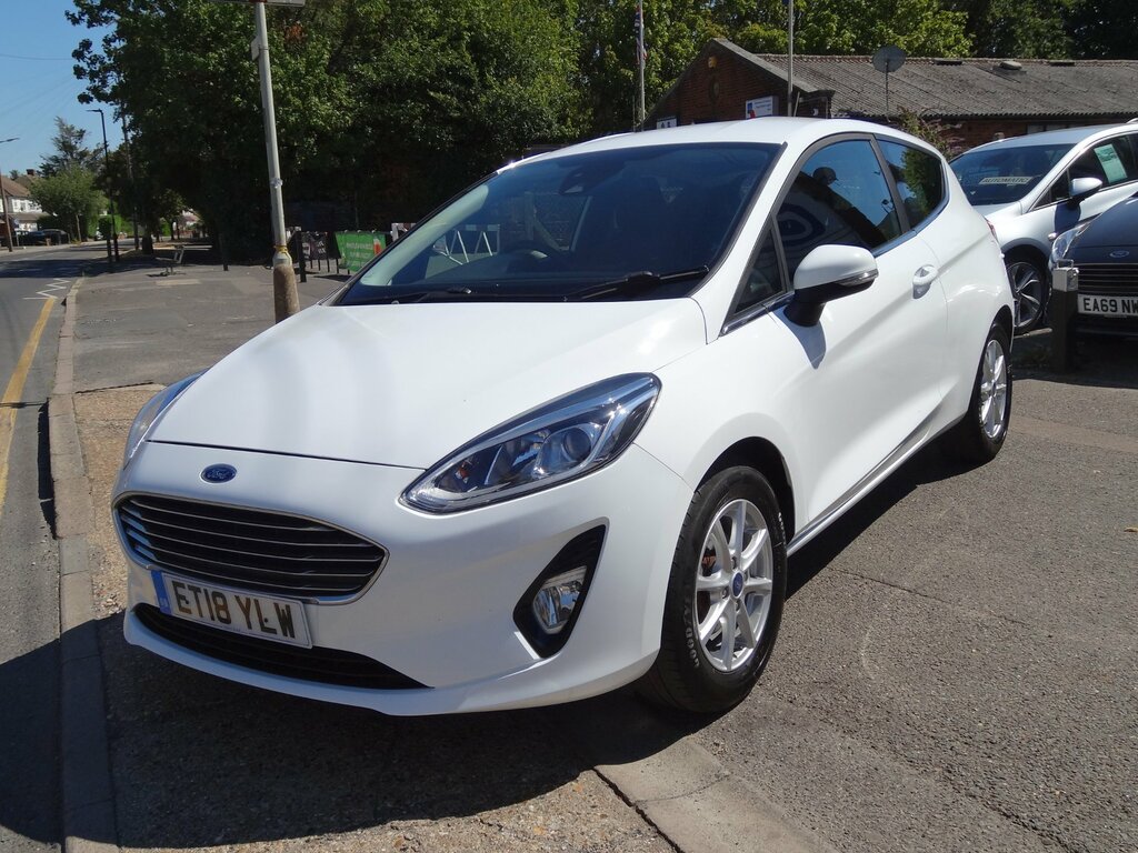 Ford Fiesta 1.0T Ecoboost Zetec Hatchback Eu White #5