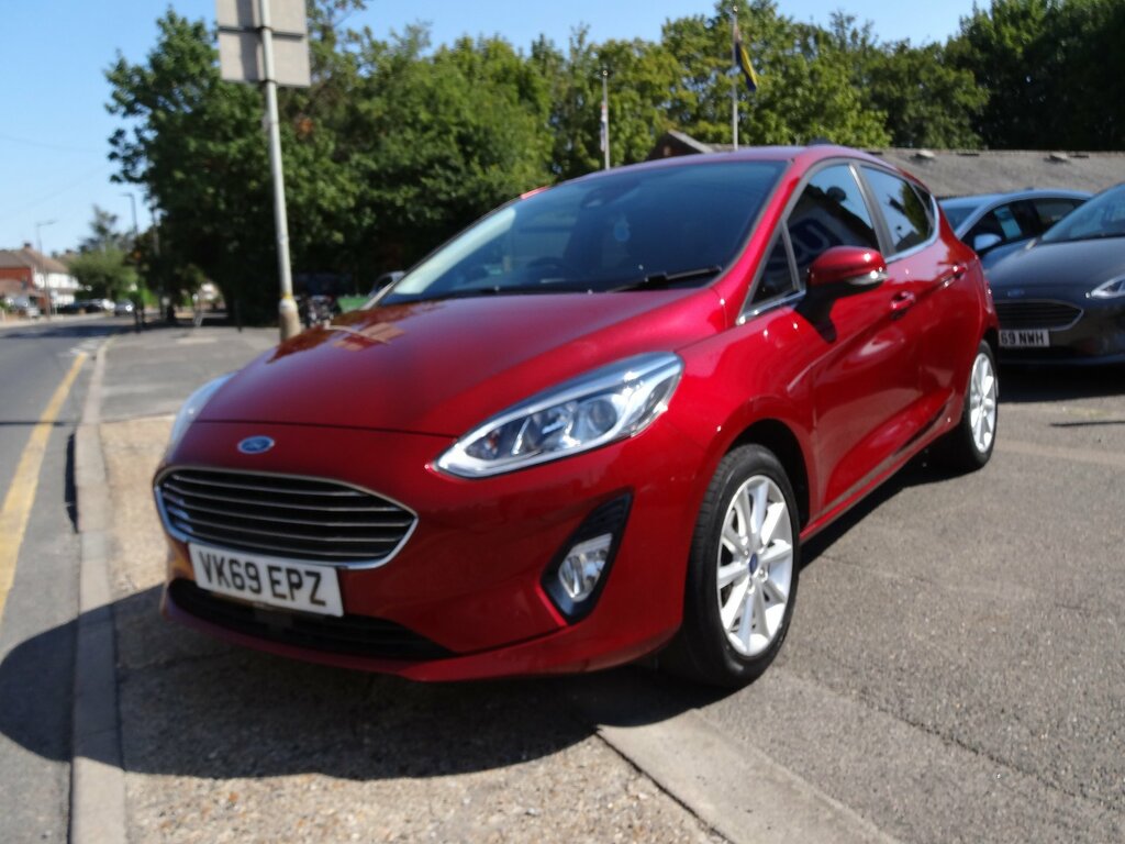 Ford Fiesta 1.0T Ecoboost Gpf Titanium Hatchback Ma VK69EPZ Red #4