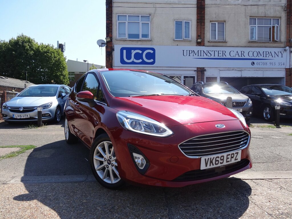 Ford Fiesta 1.0T Ecoboost Gpf Titanium Hatchback Ma Red