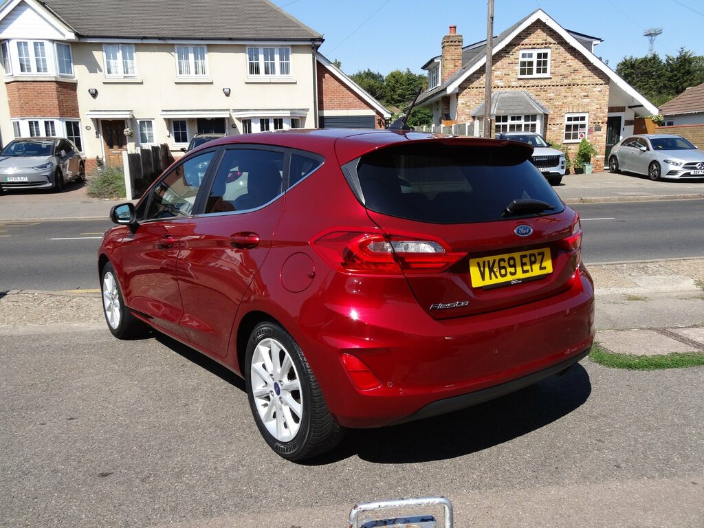 Ford Fiesta 1.0T Ecoboost Gpf Titanium Hatchback Ma VK69EPZ Red #6