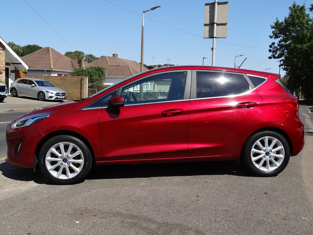 Ford Fiesta 1.0T Ecoboost Gpf Titanium Hatchback Ma VK69EPZ Red #5