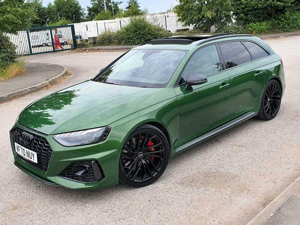 Audi RS4 Avant 2.9 Tfsi V6 Carbon Black Tiptronic Quattro Euro 6 WF70NUY Green #6