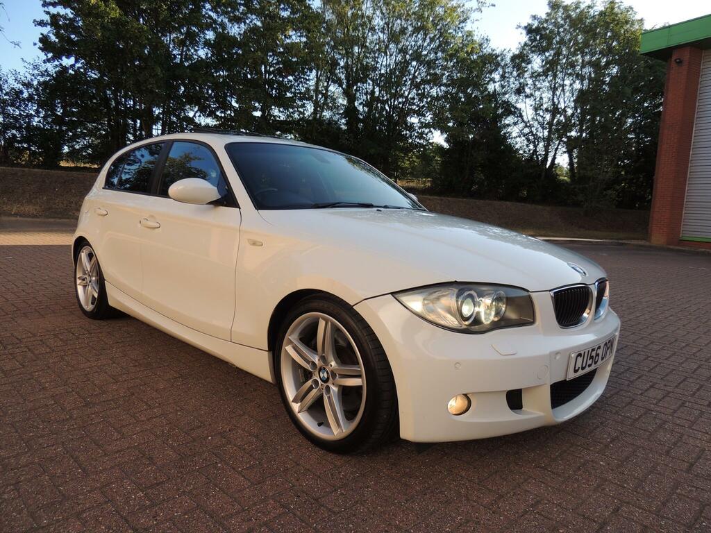 BMW 1 Series M Sport White #6