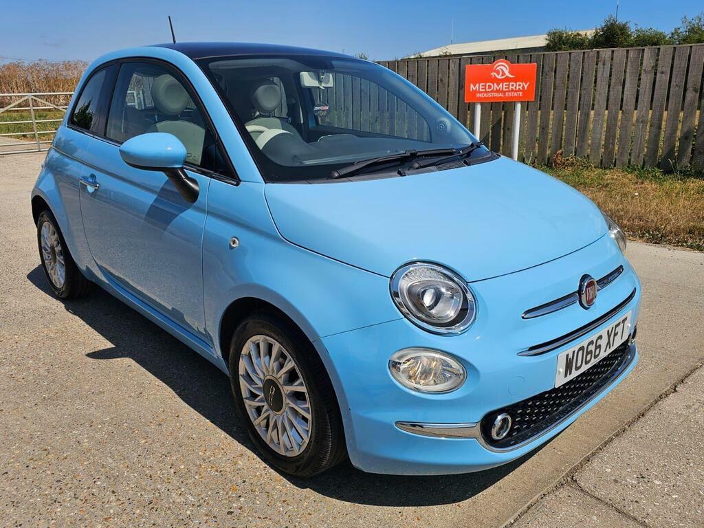 Fiat 500 1.2 Lounge Dualogic Euro 6 S S Blue