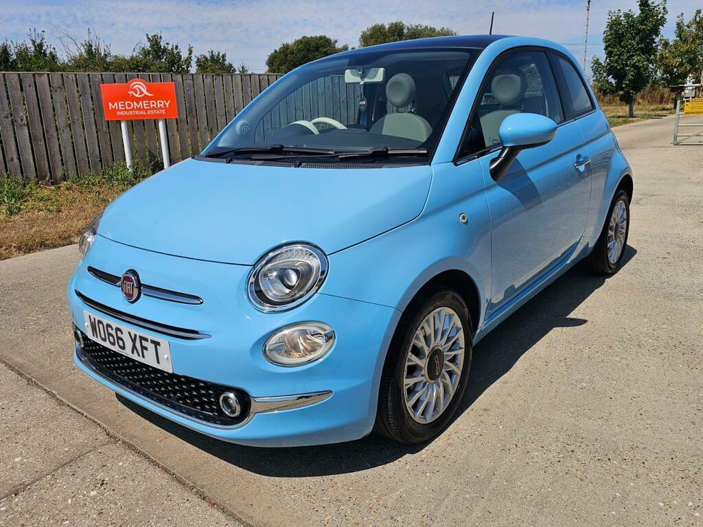 Fiat 500 1.2 Lounge Dualogic Euro 6 S S W066XFT Blue #3