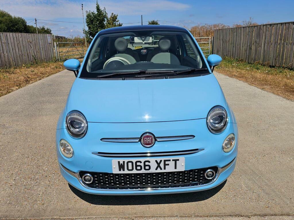 Fiat 500 1.2 Lounge Dualogic Euro 6 S S W066XFT Blue #2