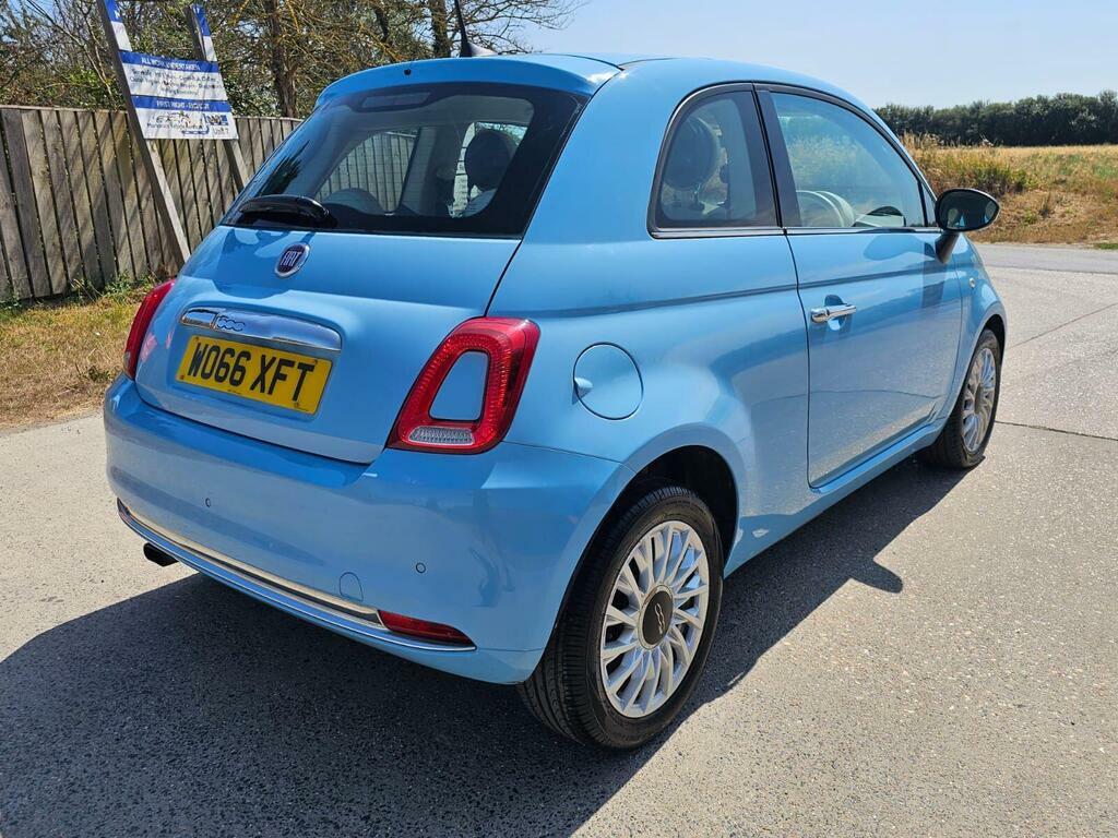 Fiat 500 1.2 Lounge Dualogic Euro 6 S S W066XFT Blue #6