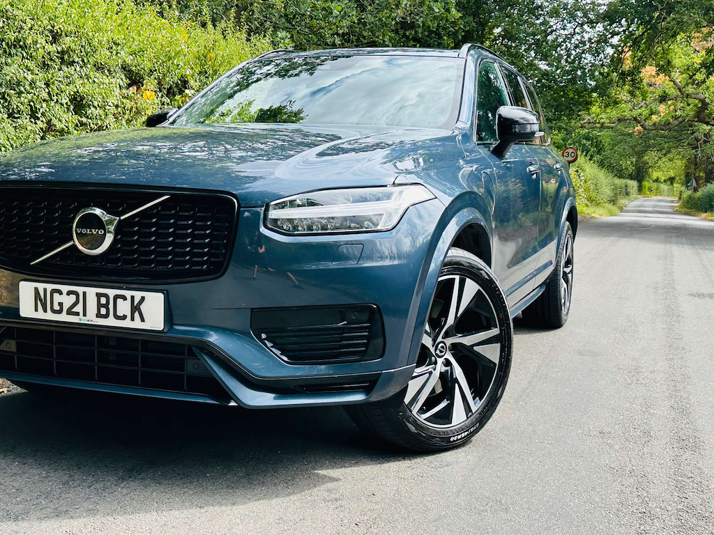 Volvo XC90 2.0 L R-design T8 Recharge Awd 4Wd Blue #4