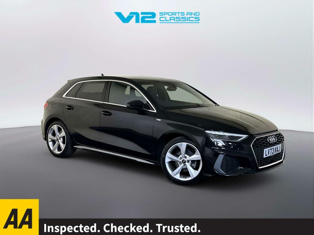 Audi A3 1.0 Tfsi 30 S Line Sportback S Tronic E Black