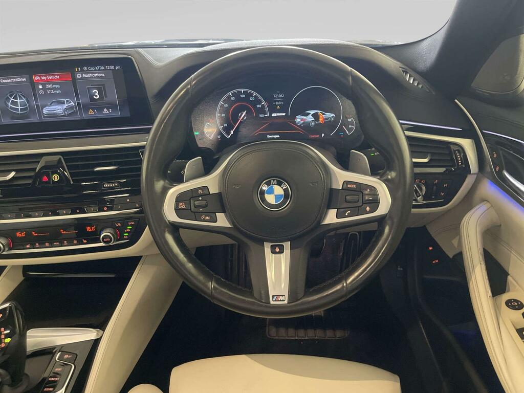 BMW 5 Series 530E M Sport Blue #13