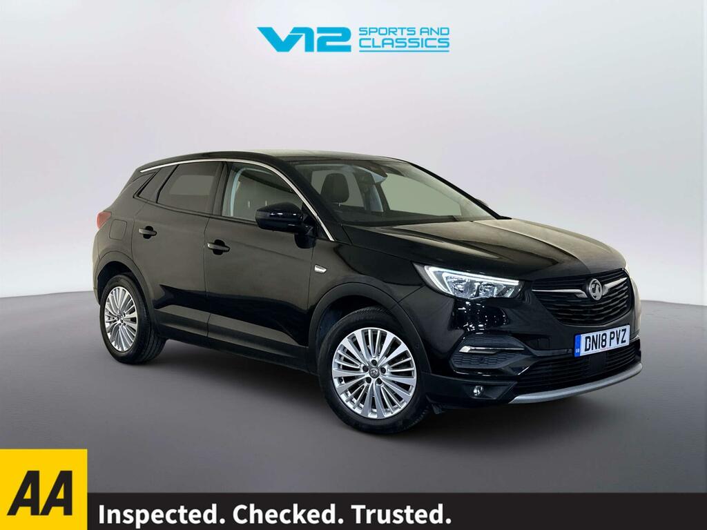 Vauxhall Grandland X 1.2 Turbo Tech Line Nav Suv Euro 6 Black