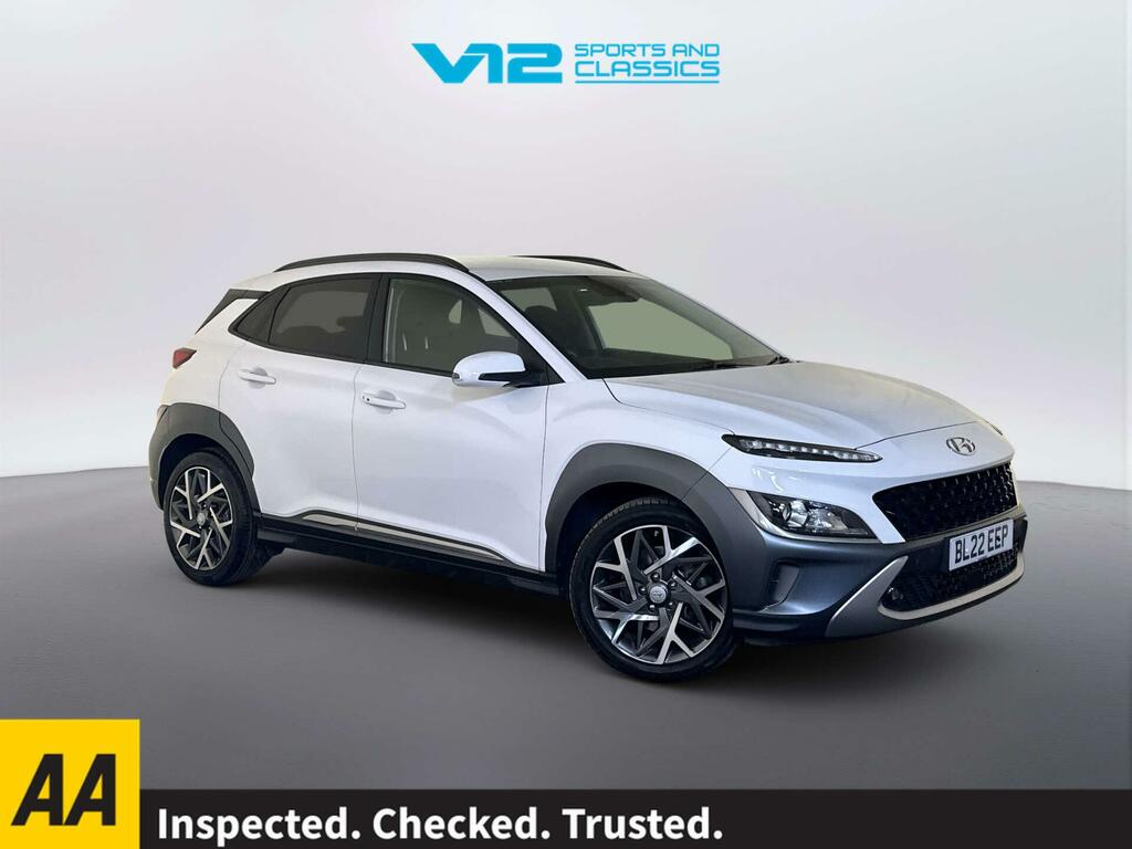 Hyundai Kona 1.6 H-gdi Premium Suv Hybrid Dct Euro 6 White
