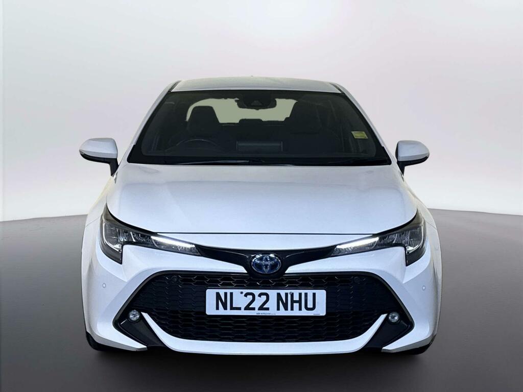 Toyota Corolla 1.8 Vvt-h Gpf Icon Tech Hatchback Hybri White #3