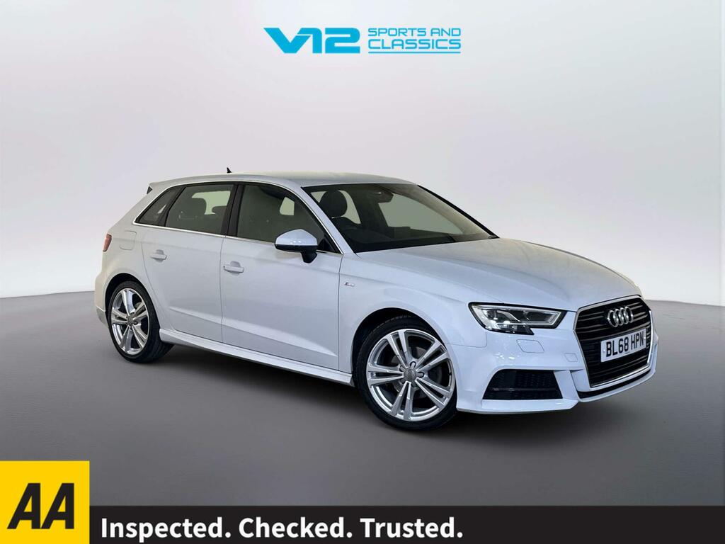 Audi A3 1.5 Tfsi Cod 35 S Line Sportback S Tron White