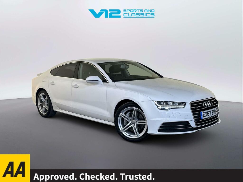 Audi A7 3.0 Tdi V6 Black Edition Sportback S Tr White