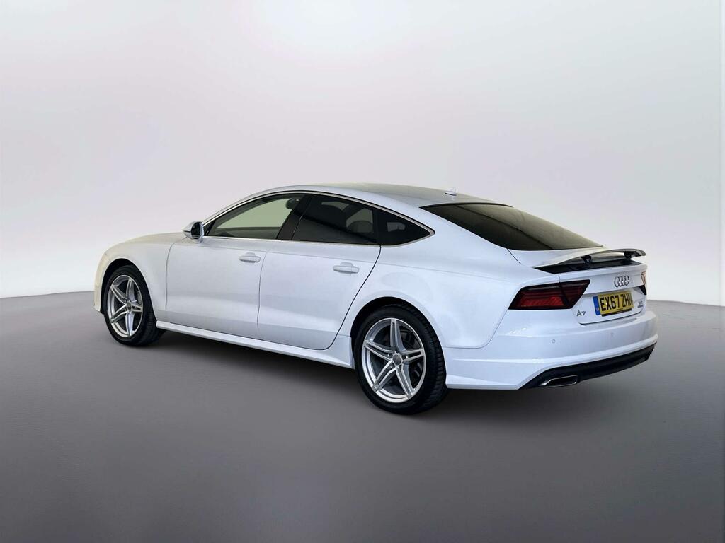Audi A7 3.0 Tdi V6 Black Edition Sportback S Tr White #6