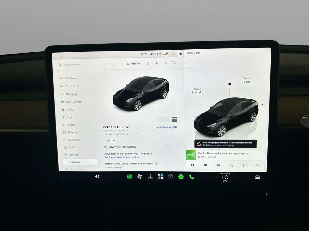 Tesla Model Y 202222 60Kwh Suv Awd 2 Keys 1 Owner Blue #24