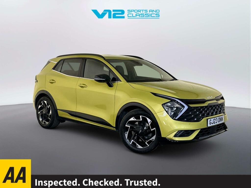 Kia Sportage 1.6 T-gdi Mhev Gt-line Suv Hybrid Dct E Yellow