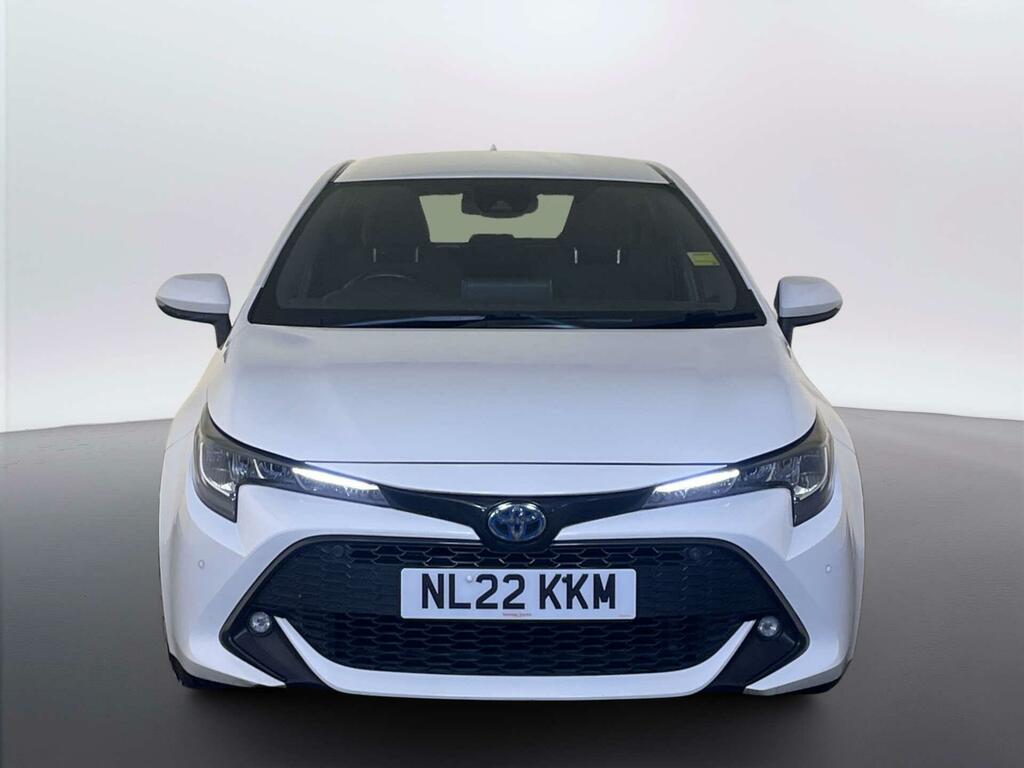 Toyota Corolla 1.8 Vvt-h Gpf Icon Tech Hatchback Hybri White #3