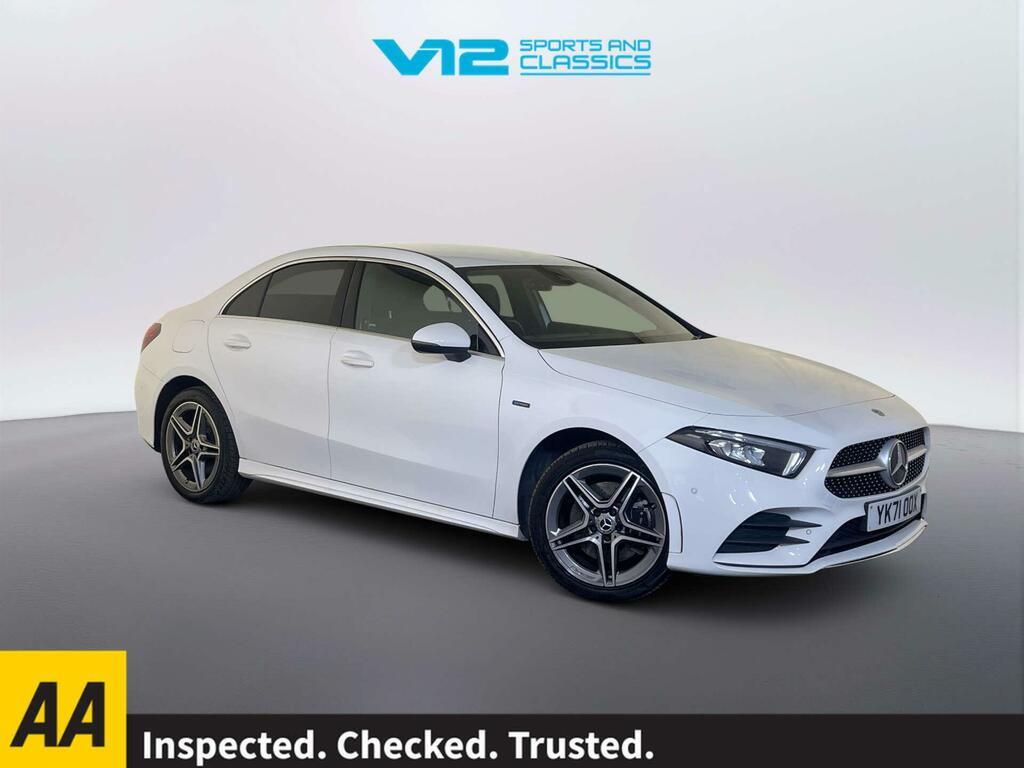 Mercedes-Benz A Class 1.3 A250e 15.6Kwh Amg Line Executive Saloon White