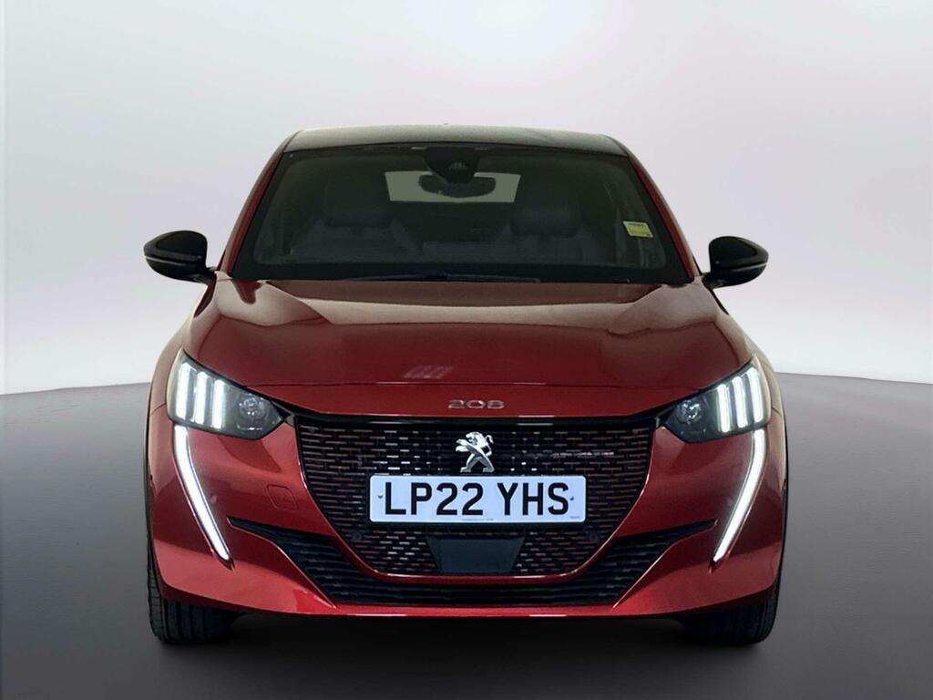 Peugeot e-208 50Kwh Gt Hatchback 11Kw Charger Red #3