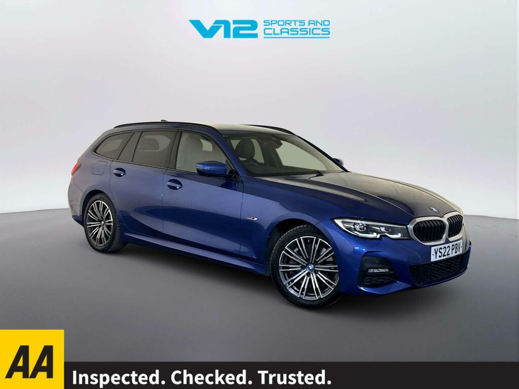 BMW 3 Series 2.0 330E 12Kwh M Sport Touring Plug-in Blue