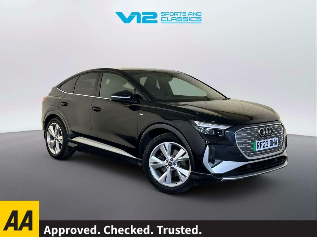 Audi Q4 E Tron 35 S Line Sportback 55Kwh 170 P Black