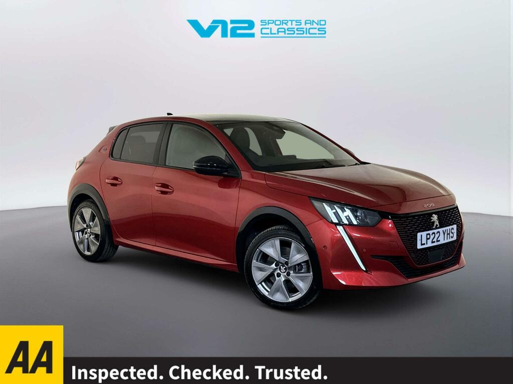 Peugeot e-208 50Kwh Gt Hatchback 11Kw Charger Red