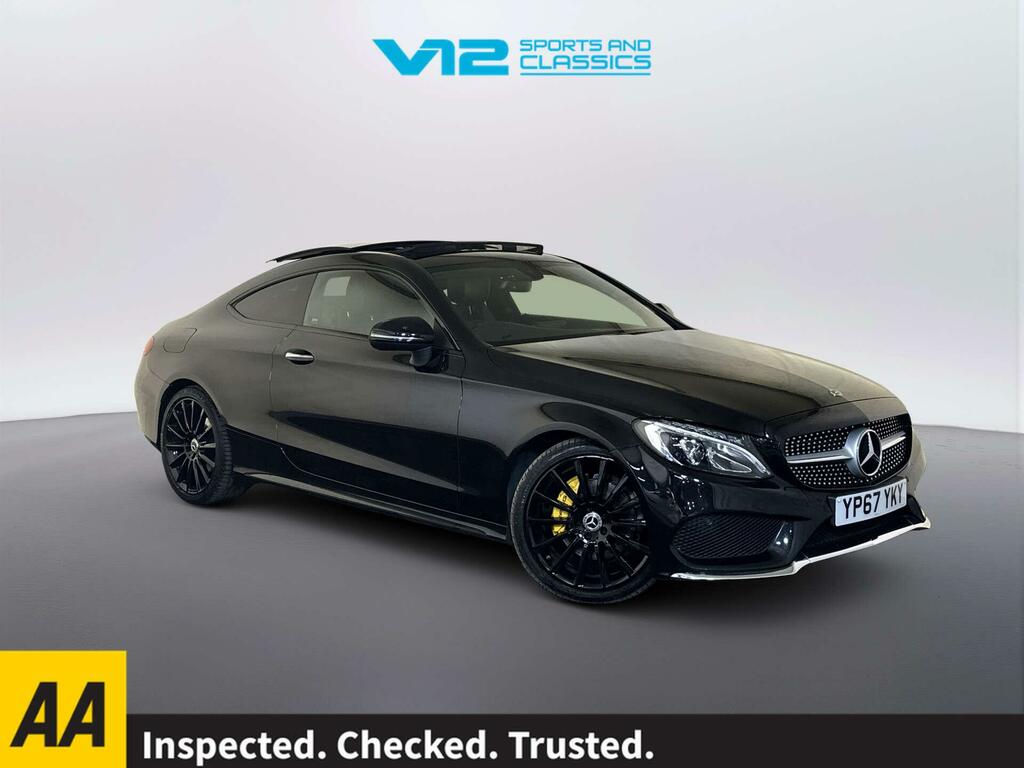 Mercedes-Benz C Class 2.1 C220d Amg Line Premium Coupe G-tr Black