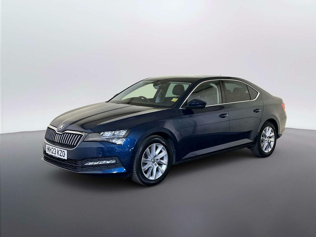 Skoda Superb 1.5 Tsi Act Se Technology Hatchback Dsg Blue #4