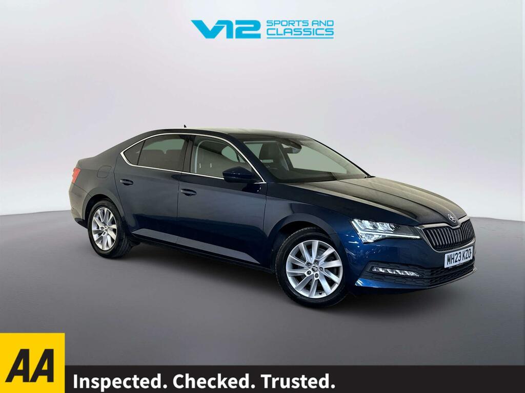 Skoda Superb 1.5 Tsi Act Se Technology Hatchback Dsg Blue
