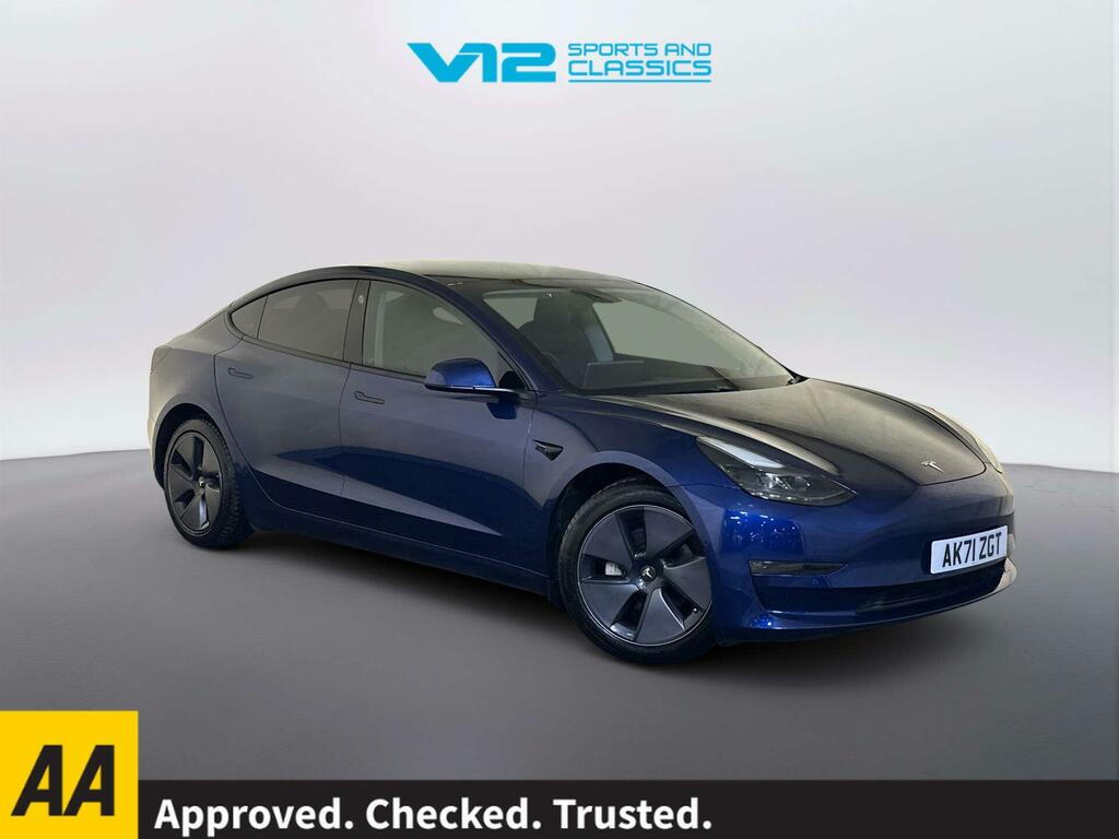Tesla Model 3 Dual Motor Long Range Saloon 4 Blue