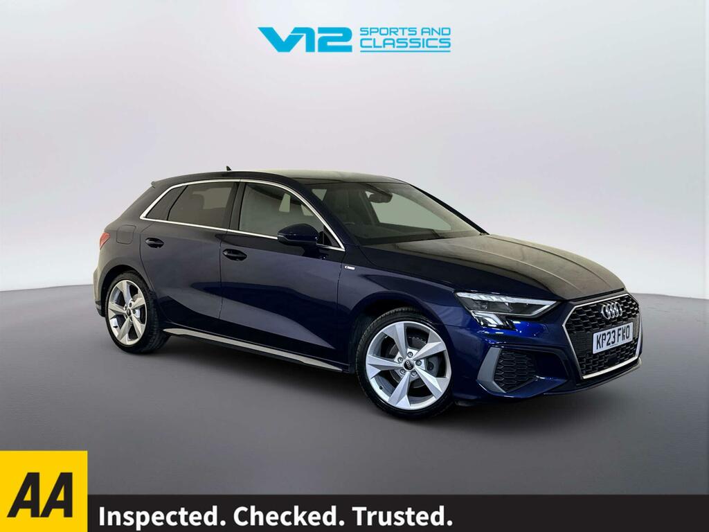 Audi A3 1.5 Tfsi 35 S Line Sportback S Tronic E Blue