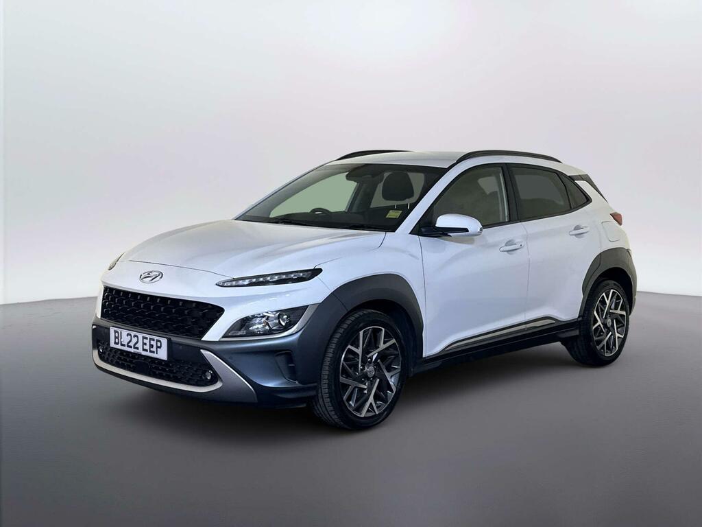 Hyundai Kona 1.6 H-gdi Premium Suv Hybrid Dct Euro 6 White #4