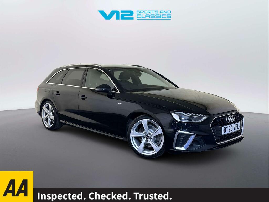 Audi A4 Avant 2.0 Tfsi 35 S Line Estate S Tronic Euro Black