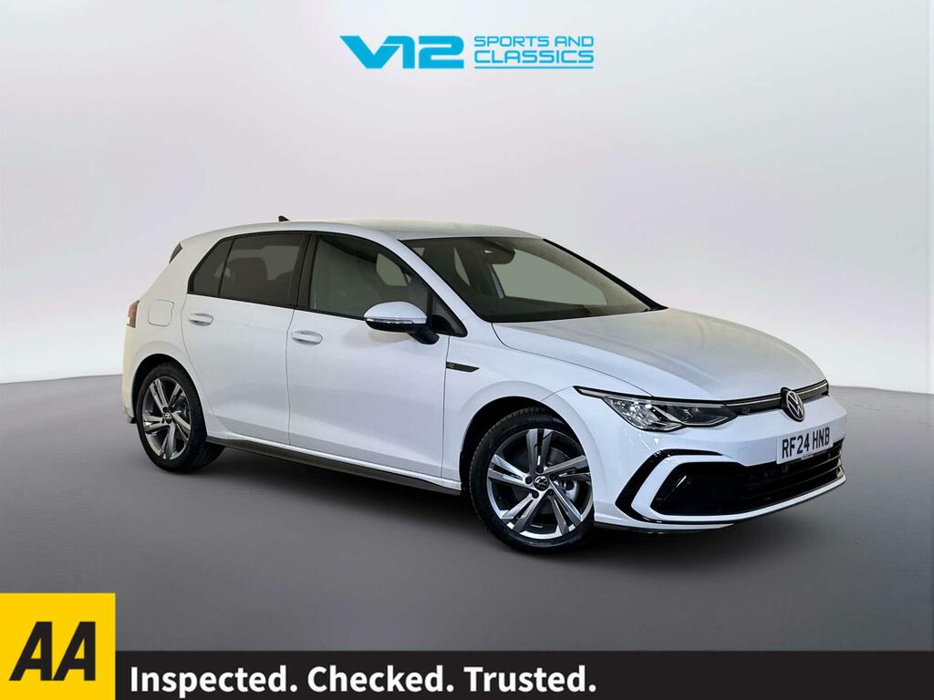 Volkswagen Golf 1.5 Etsi Mhev R-line Hatchback Hybrid D White
