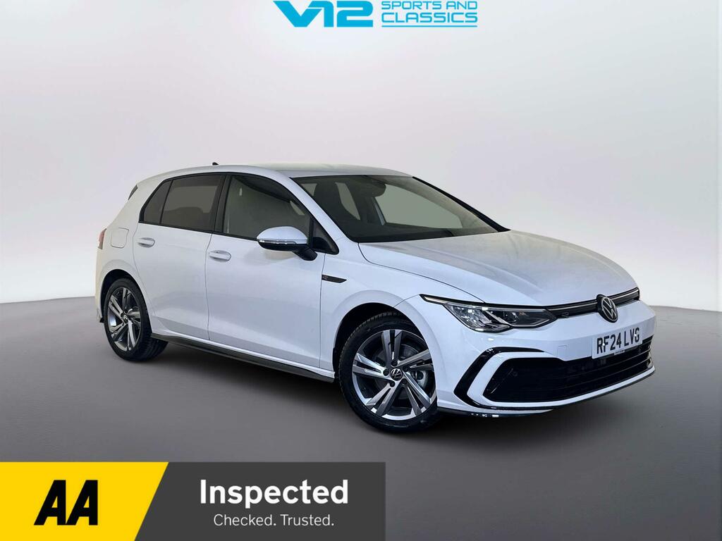 Volkswagen Golf 1.5 Etsi Mhev R-line Hatchback Hybrid D White