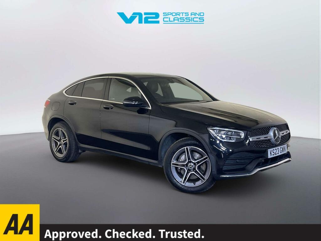 Mercedes-Benz GLC Class 2.0 Glc300h Mhev Amg Line Coupe Hybrid Black