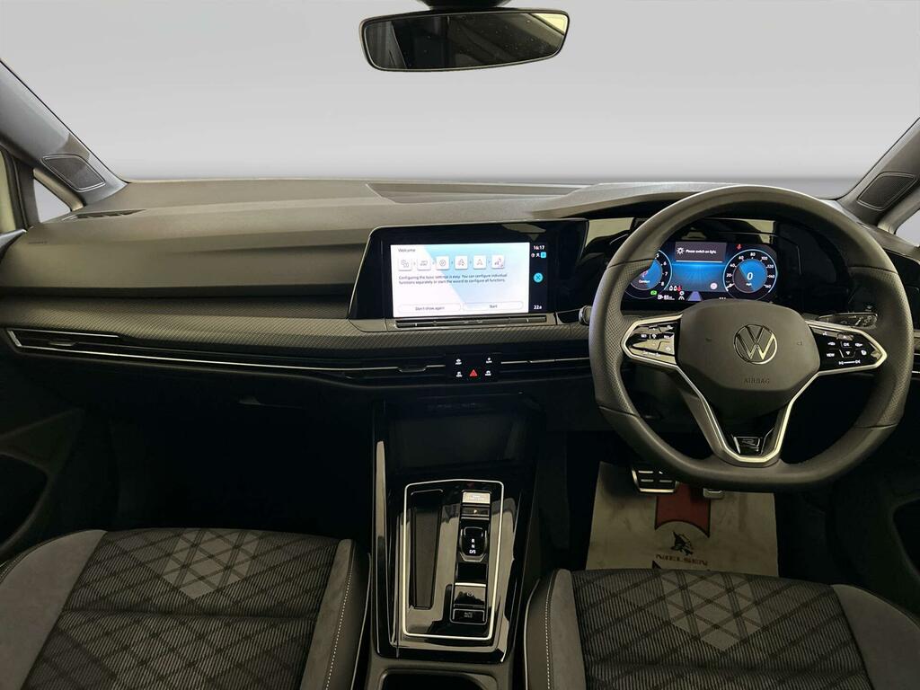 Volkswagen Golf 1.5 Etsi Mhev R-line Hatchback Hybrid D White #2