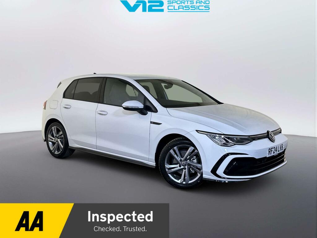 Volkswagen Golf 1.5 Etsi Mhev R-line Hatchback Hybrid D White