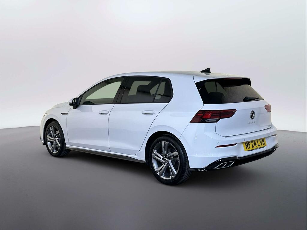 Volkswagen Golf 1.5 Etsi Mhev R-line Hatchback Hybrid D White #6