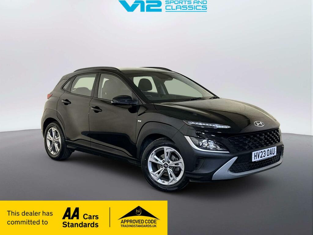 Hyundai Kona 1.0 T-gdi Mhev Se Connect Suv Hybrid Ma Black