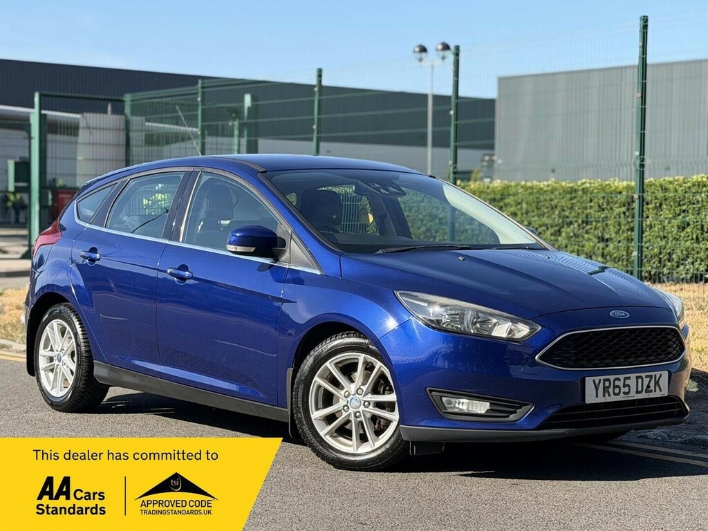 Ford Focus Hatchback 1.5 Tdci Zetec Euro 6 Ss 201565 YR65DZK Blue