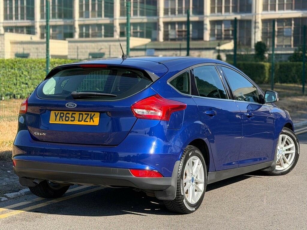 Ford Focus Hatchback 1.5 Tdci Zetec Euro 6 Ss 201565 YR65DZK Blue #4