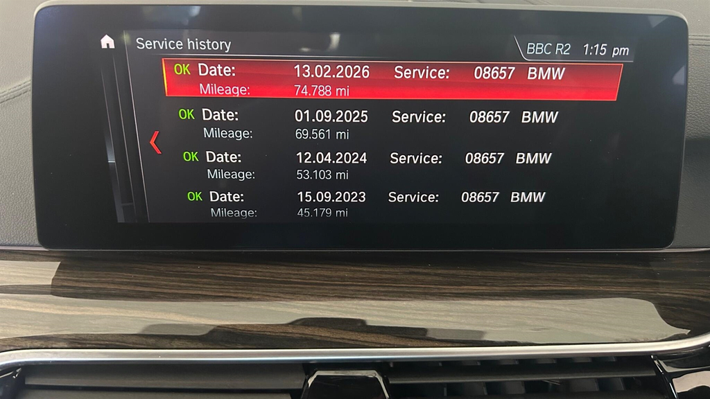 BMW 5 Series 2.0 520I Gpf M Sport Saloon Euro 6 Blue #12