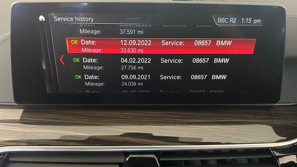 BMW 5 Series 2.0 520I Gpf M Sport Saloon Euro 6 Blue #11