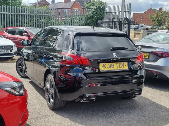 Peugeot 308 1.5 Bluehdi Gt Line Hatchback Eu Black #4